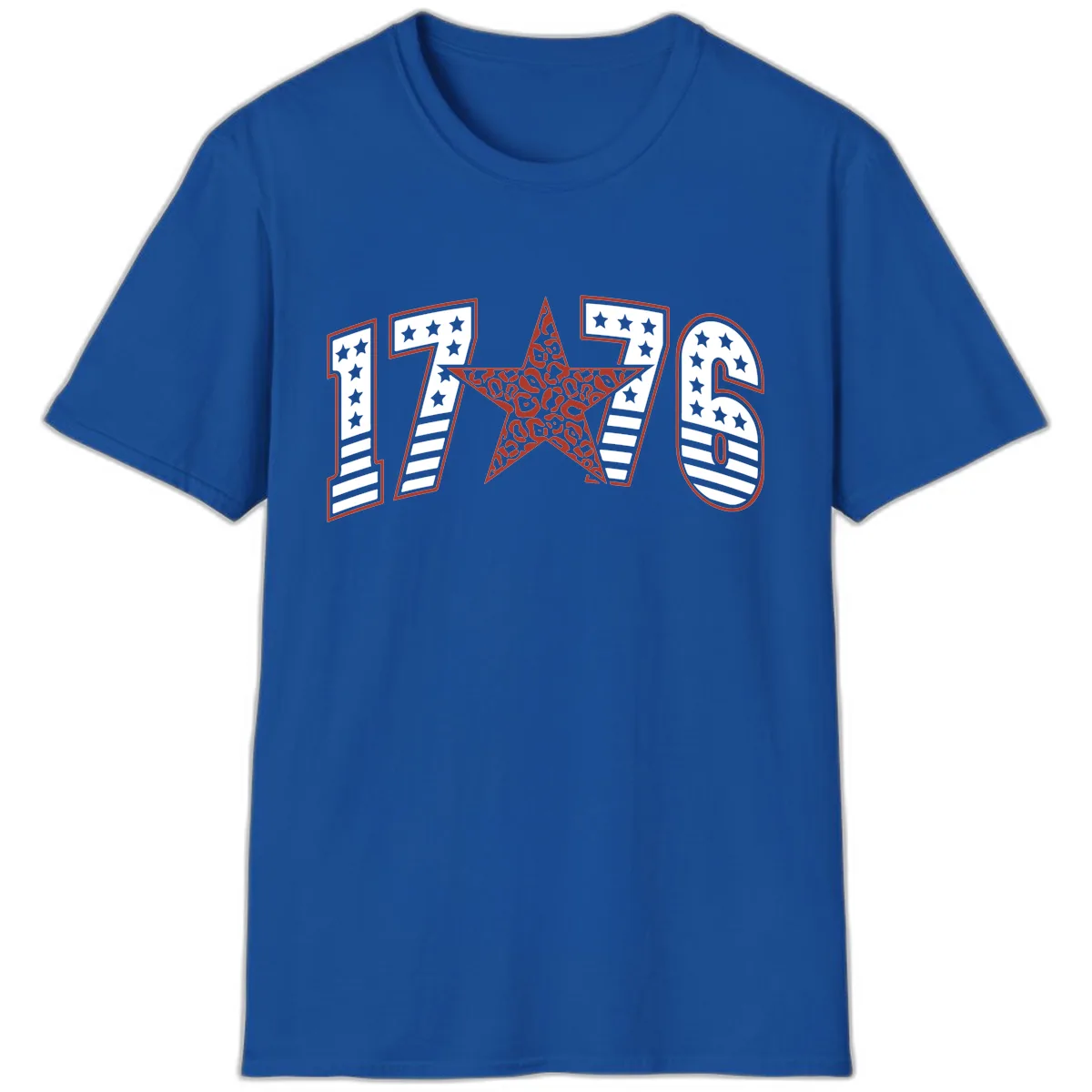 1776 American Celebration Graphic T-Shirt in Royal