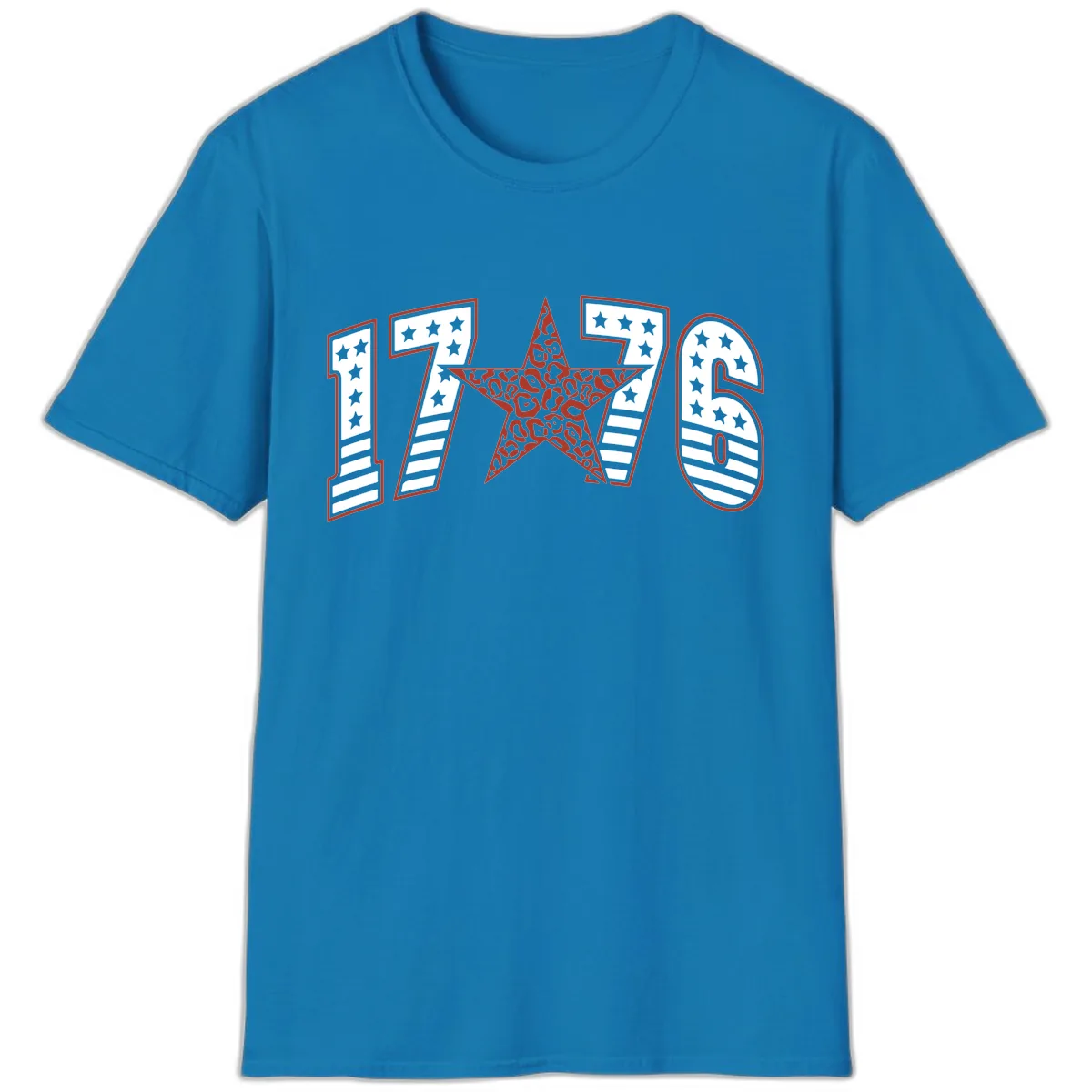 1776 American Celebration Graphic T-Shirt in Sapphire