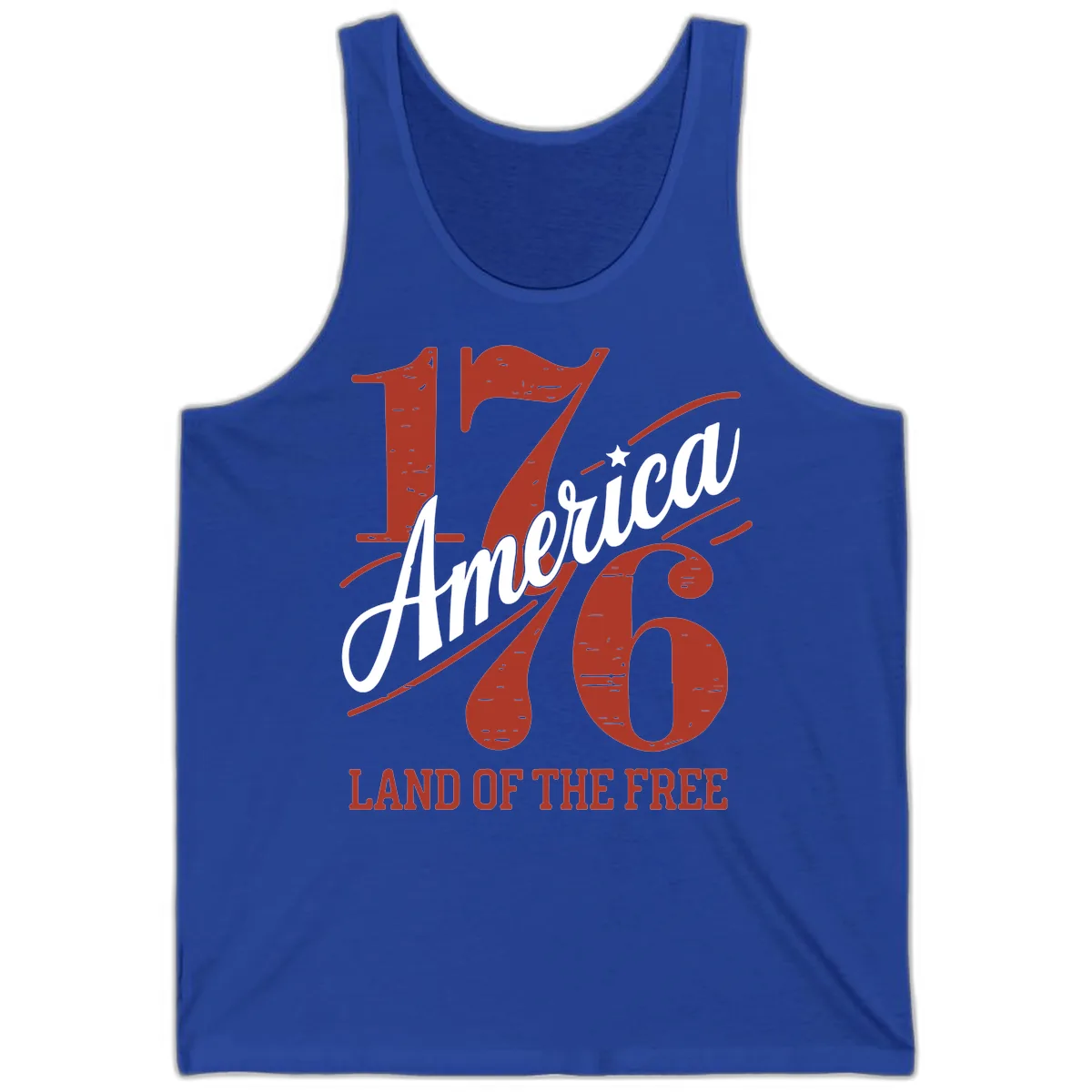 America 1776 Land Of The Free Tank in True Royal