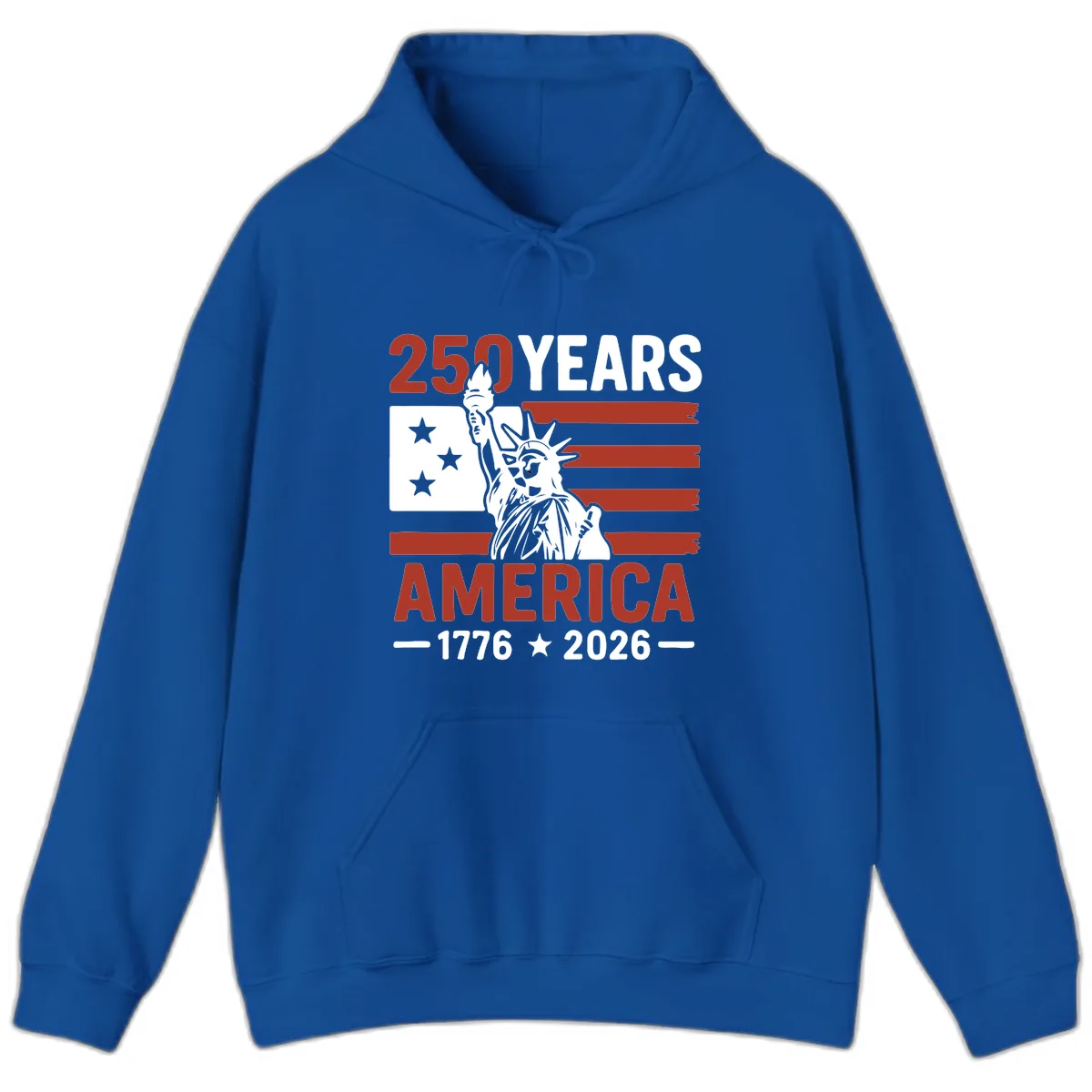 America 250 Years Celebration Hoodie in Royal