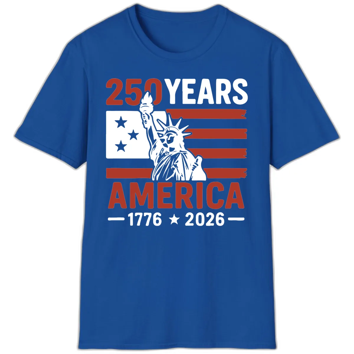 America 250 Years Celebration T-Shirt in Royal