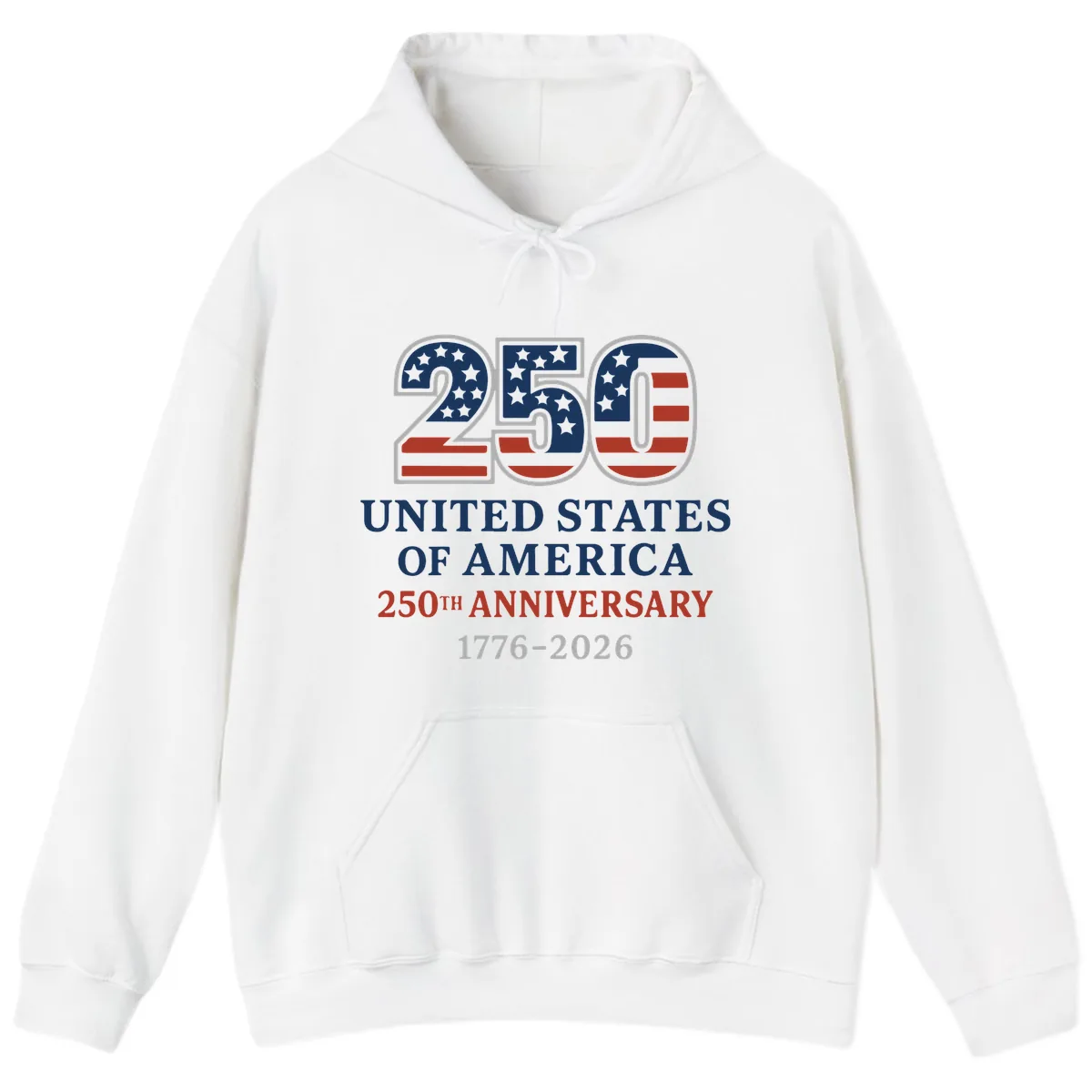 United States 250th Anniversary Celebration Hoodie in White