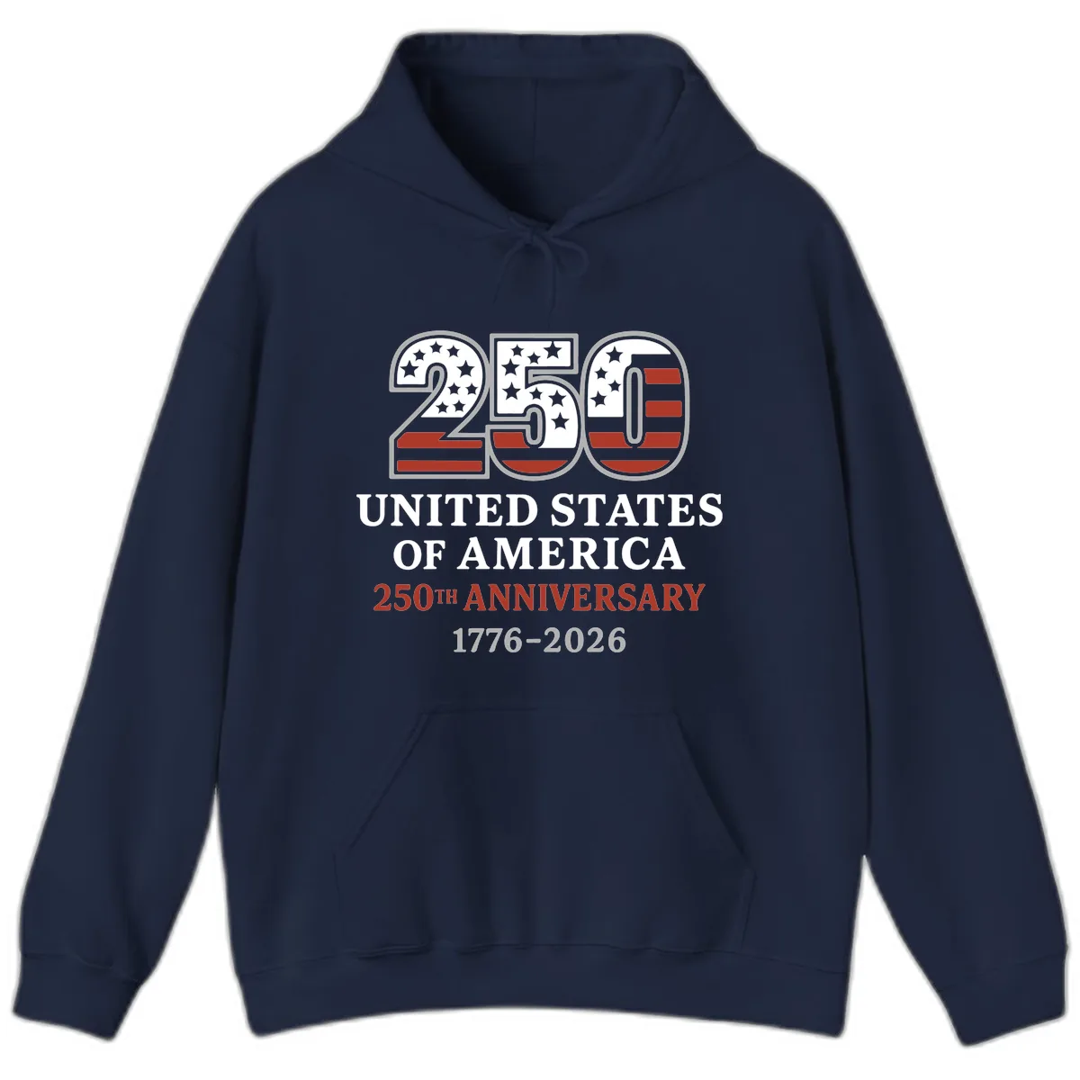 United States 250th Anniversary Celebration Hoodie in Navy