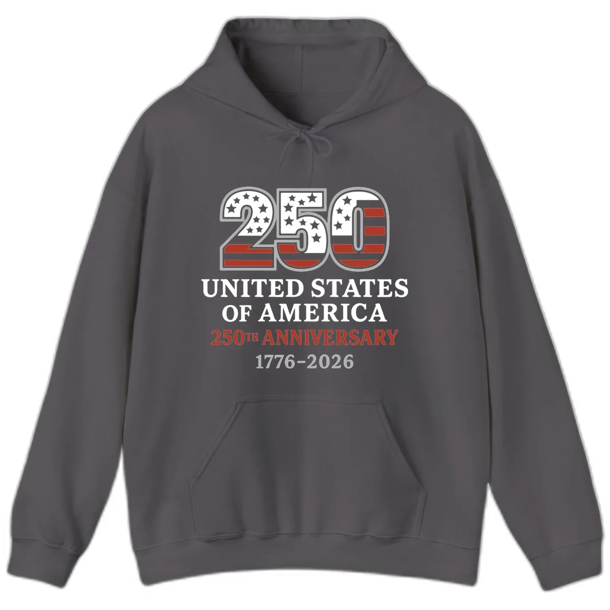 United States 250th Anniversary Celebration Hoodie in Charcoal