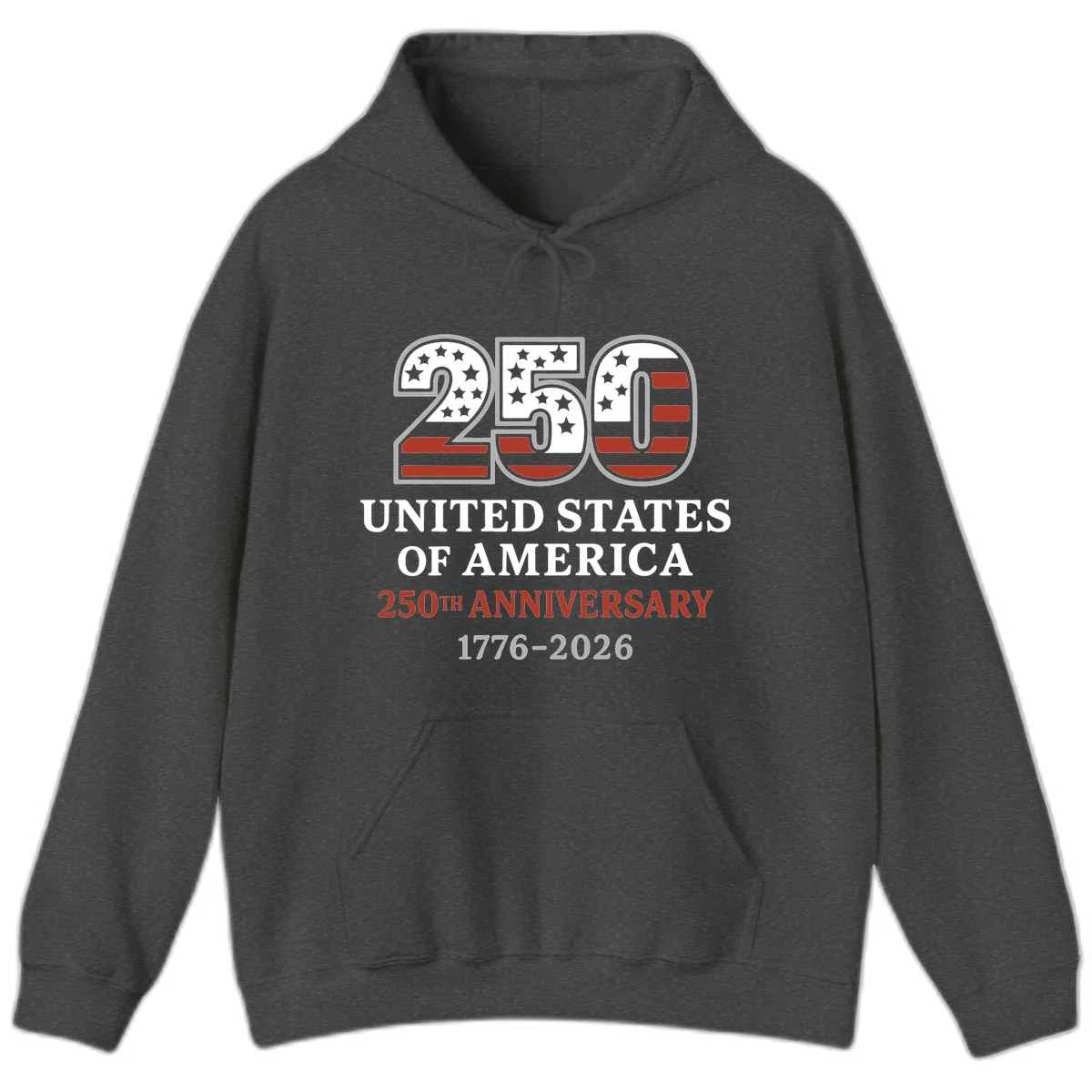 United States 250th Anniversary Celebration Hoodie in Dark Heather