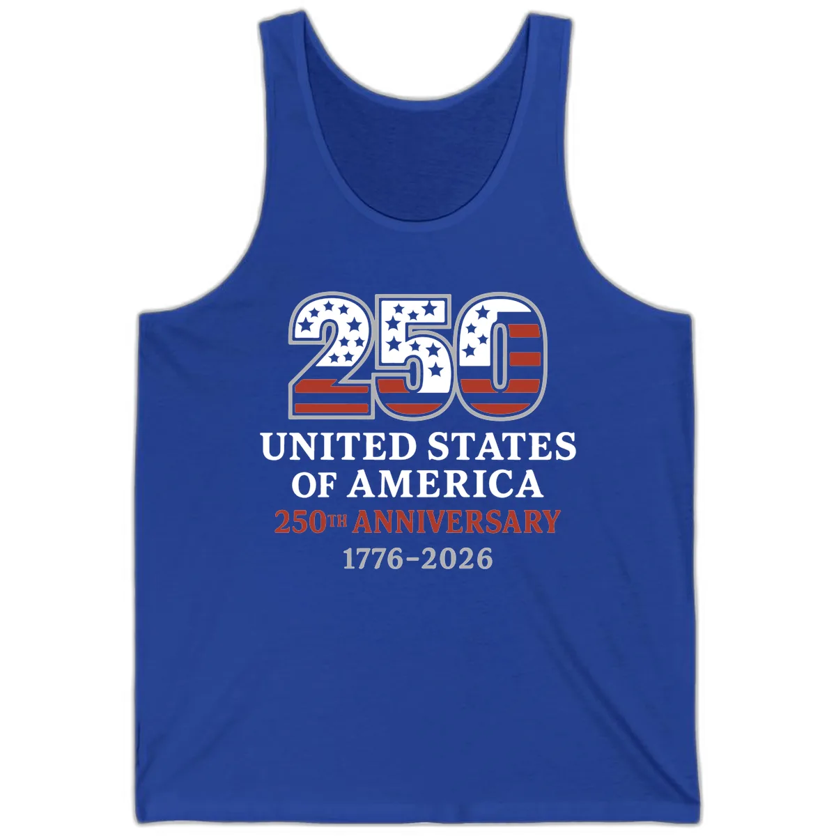 United States 250th Anniversary Celebration Tank in True Royal