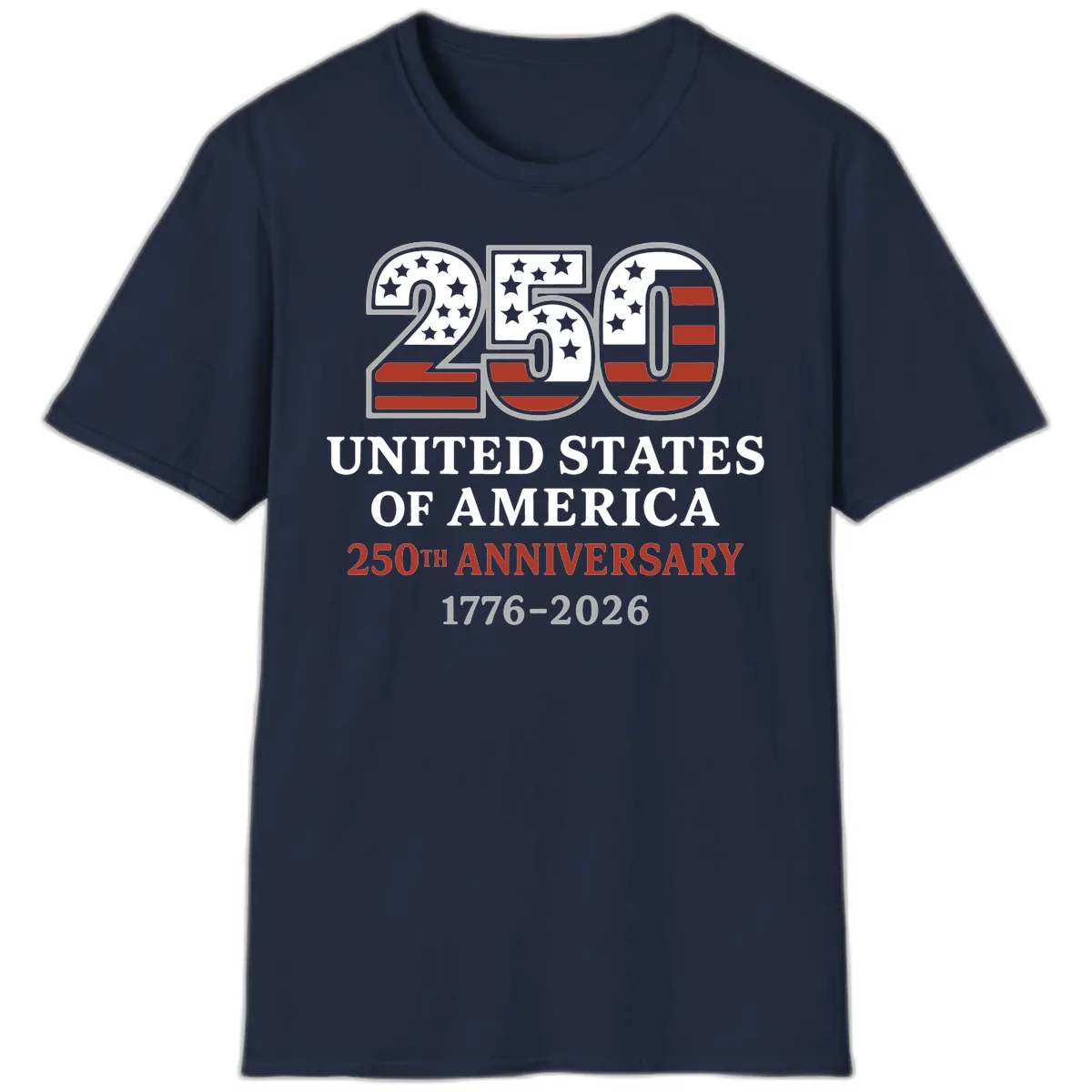 United States 250th Anniversary Celebration T-Shirt in Navy