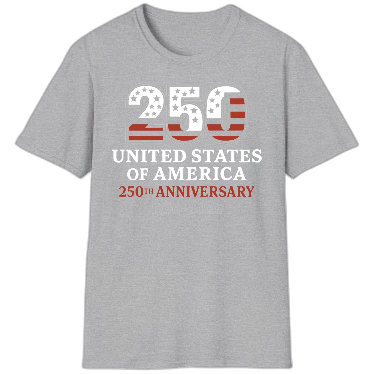 United States 250th Anniversary Celebration T-Shirt in Sport Grey