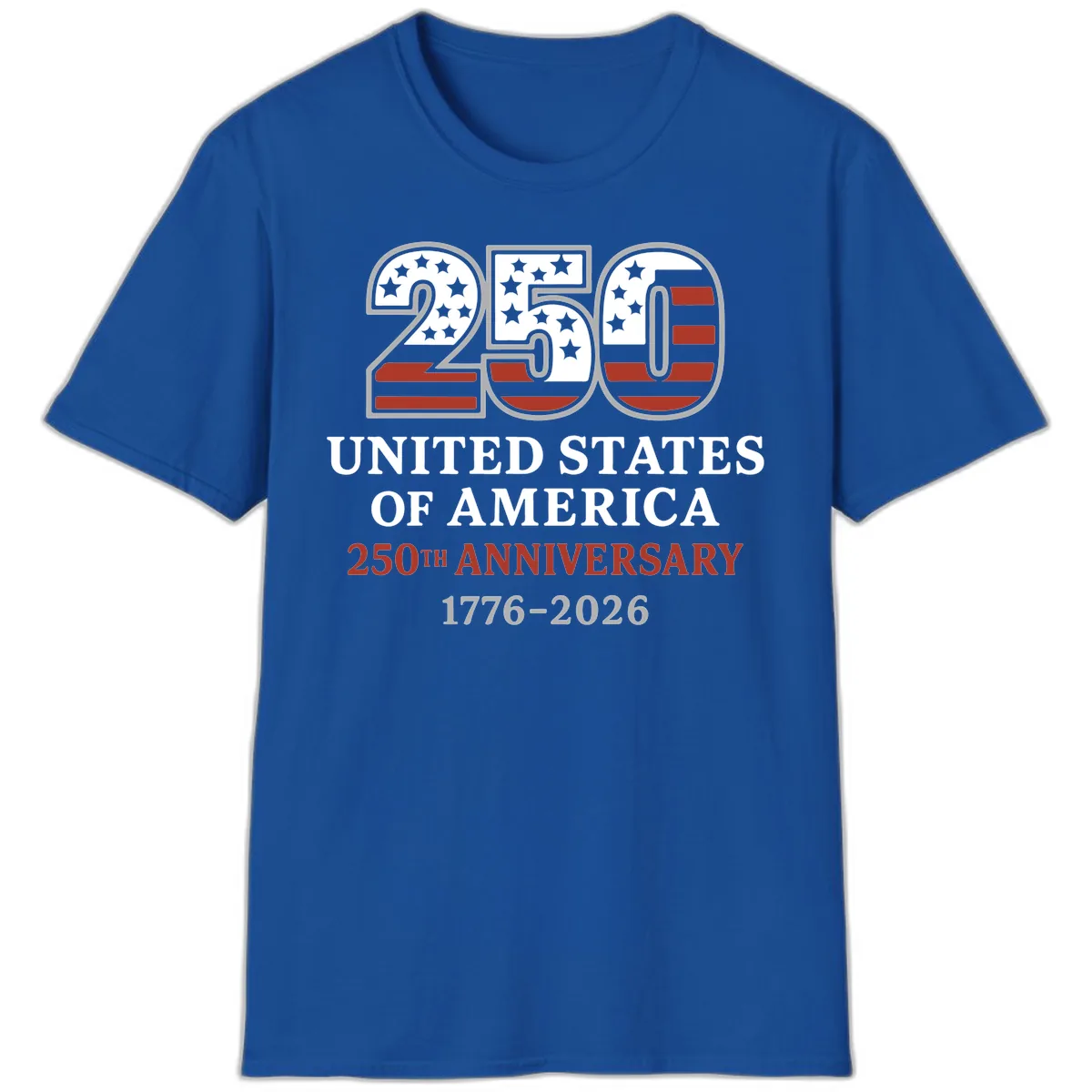 United States 250th Anniversary Celebration T-Shirt in Royal