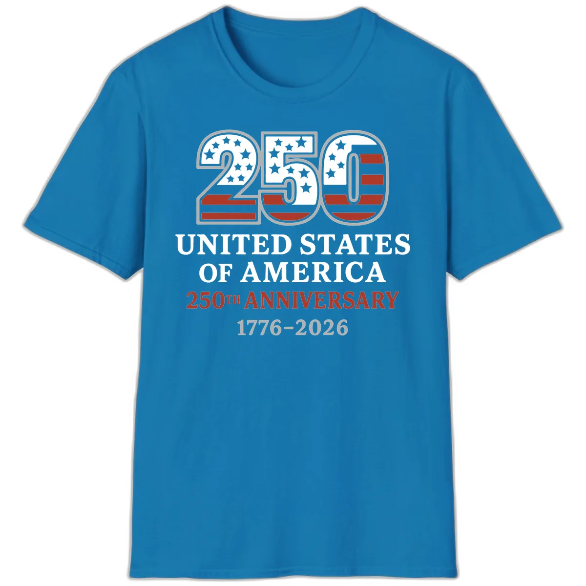 United States 250th Anniversary Celebration T-Shirt in Sapphire