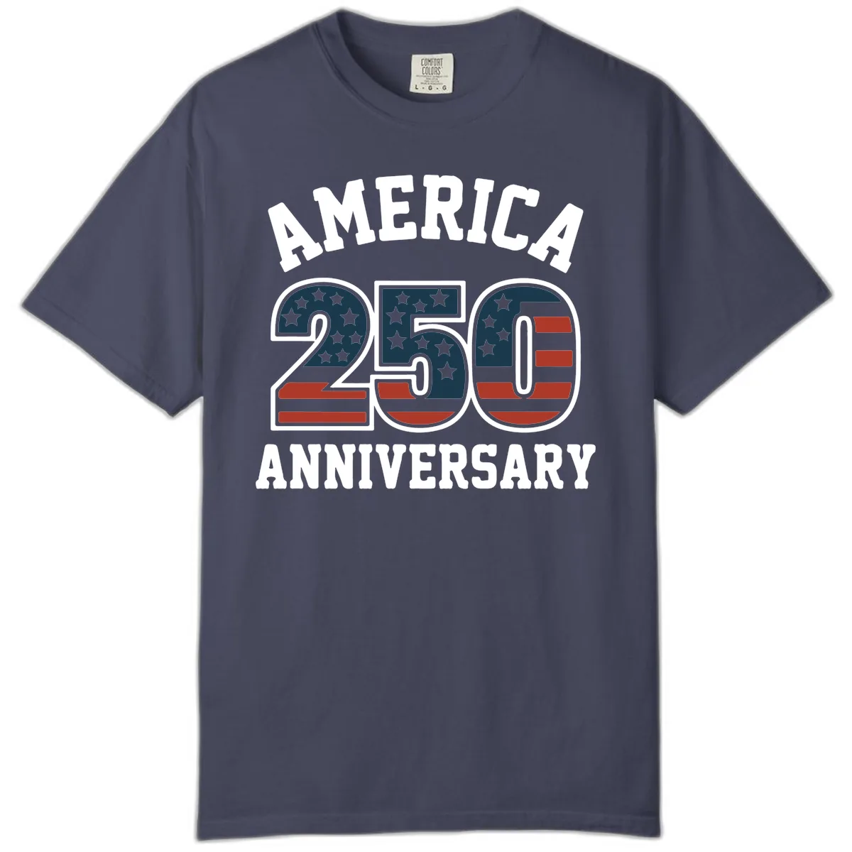 America 250th Anniversary Celebration Comfort Color in Denim