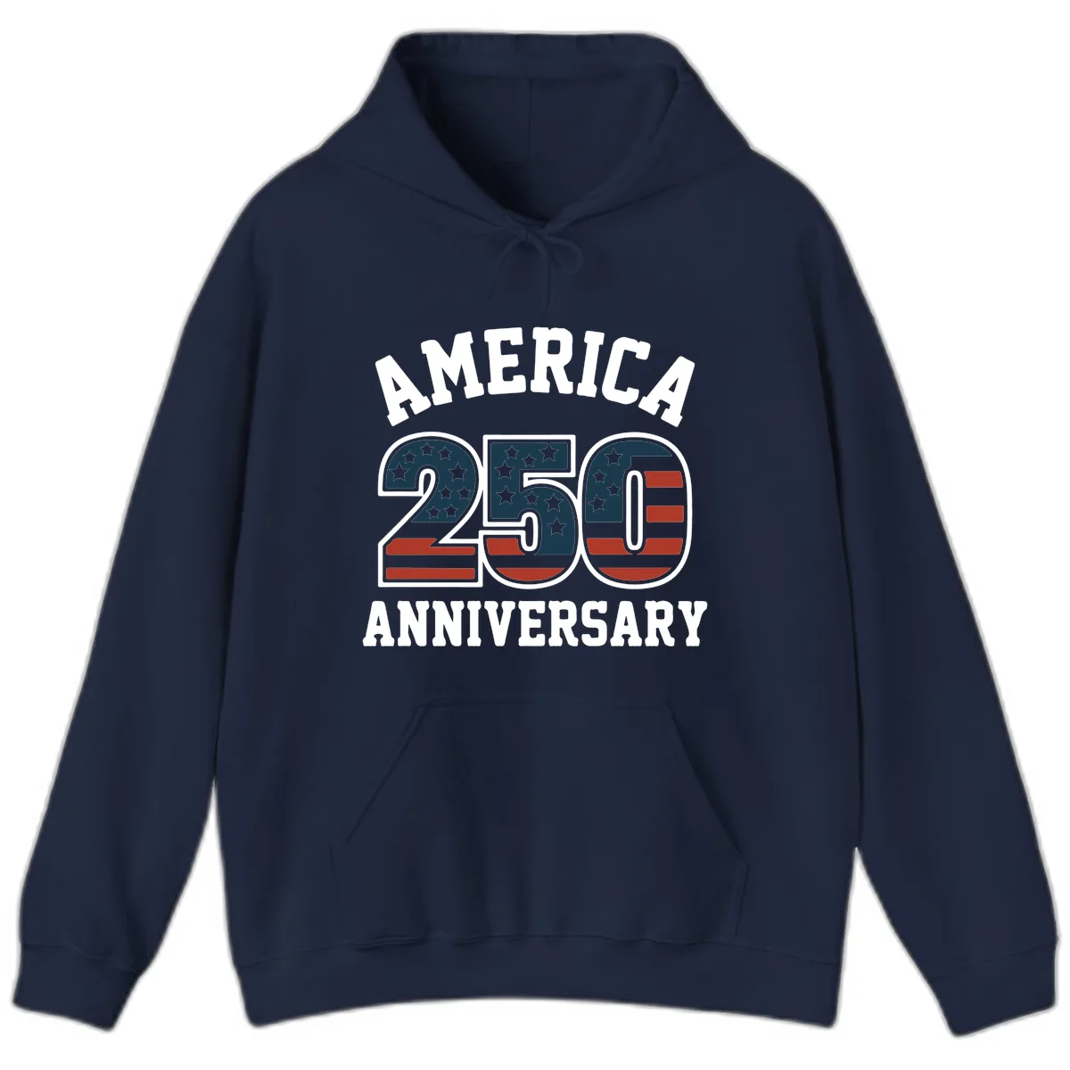 America 250th Anniversary Celebration Hoodie in Navy