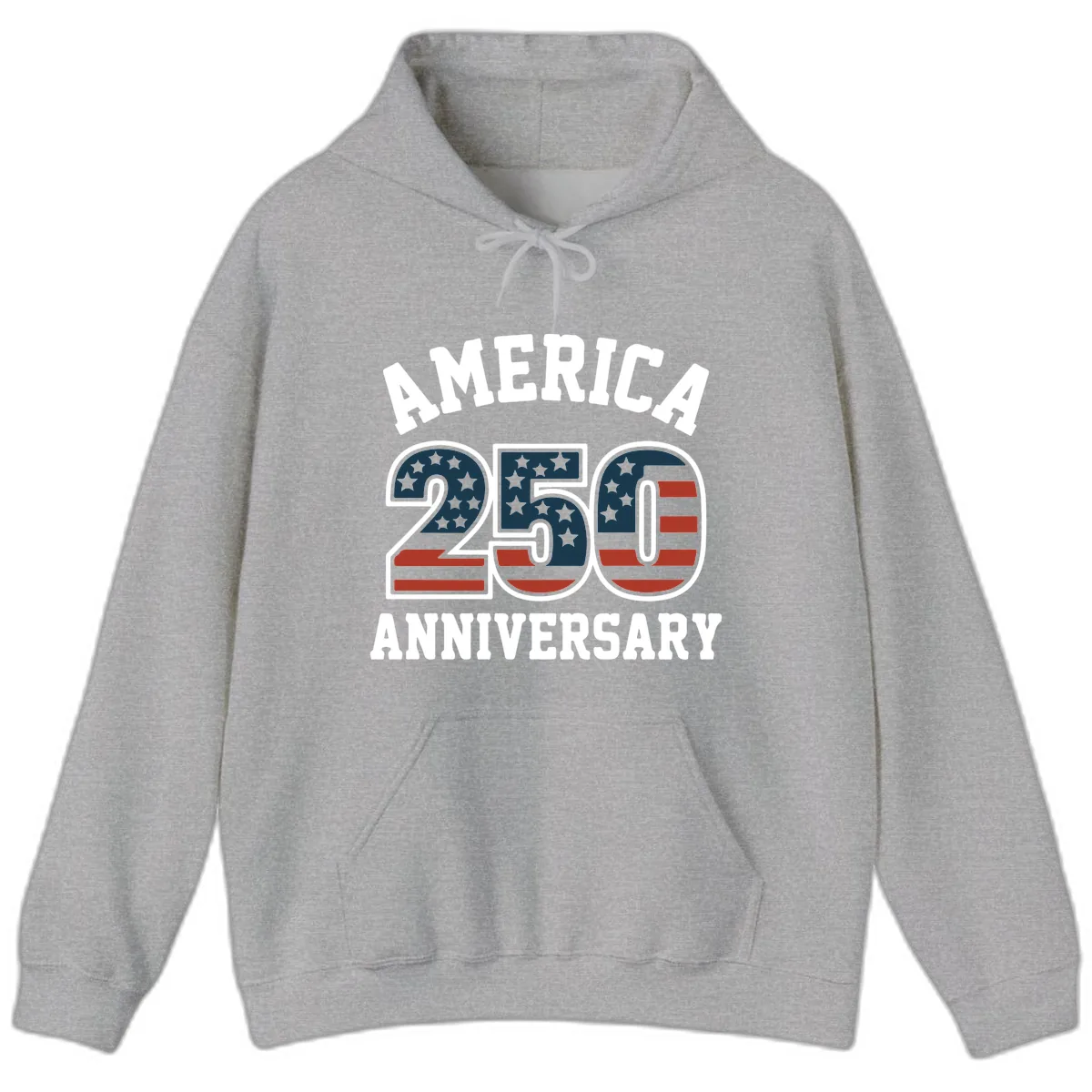 America 250th Anniversary Celebration Hoodie in Sport Grey
