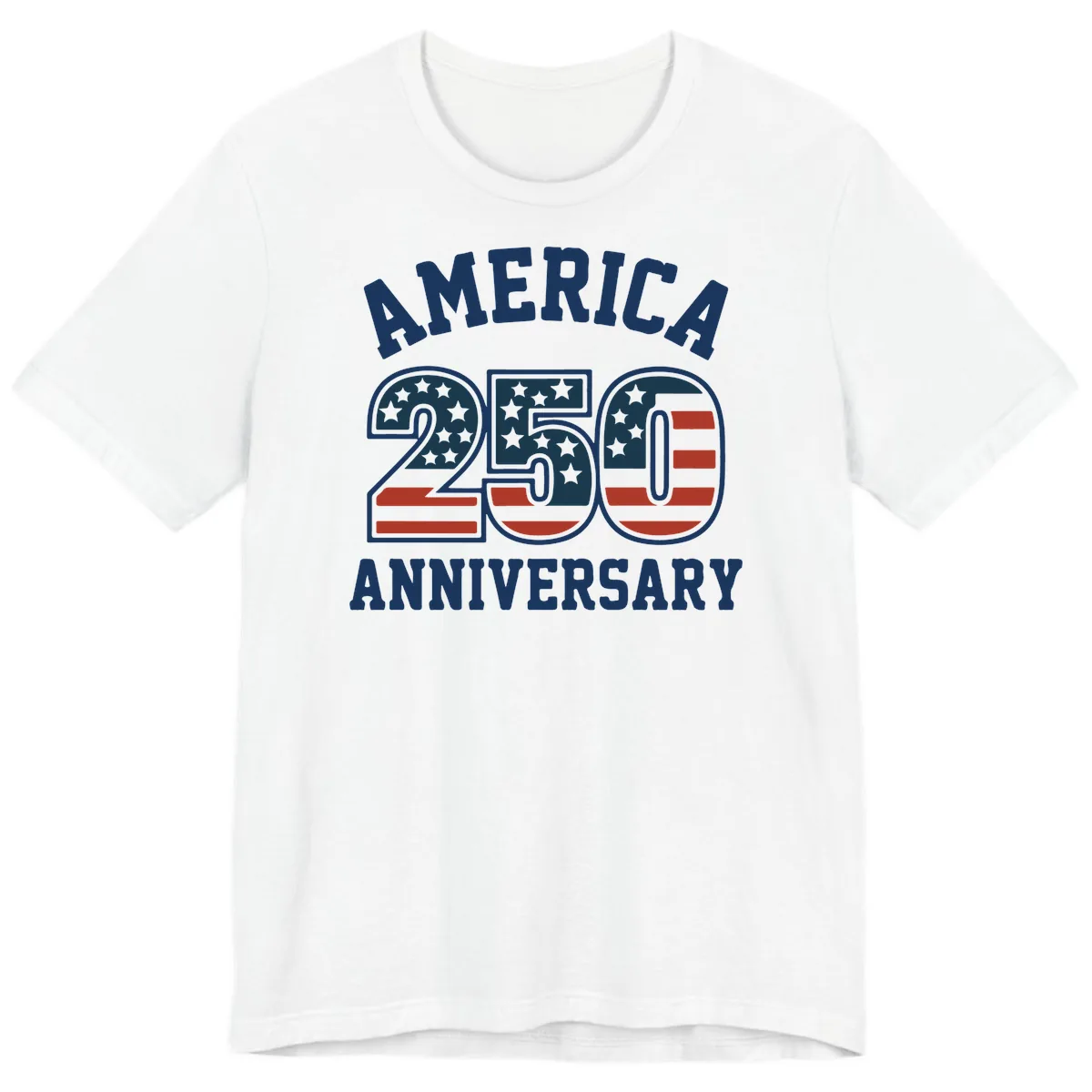 America 250th Anniversary Celebration Premium T-Shirt in White
