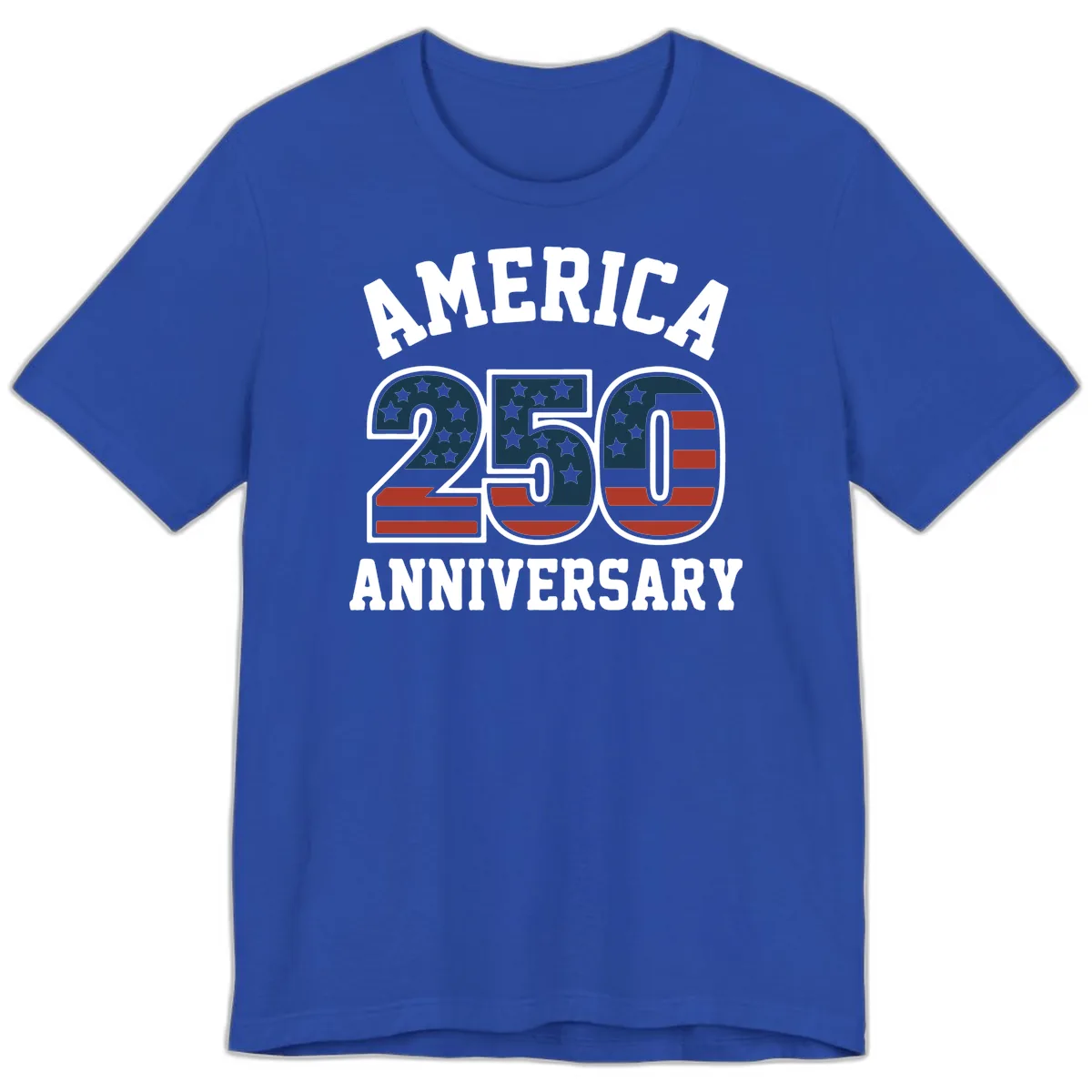America 250th Anniversary Celebration Premium T-Shirt in True Royal