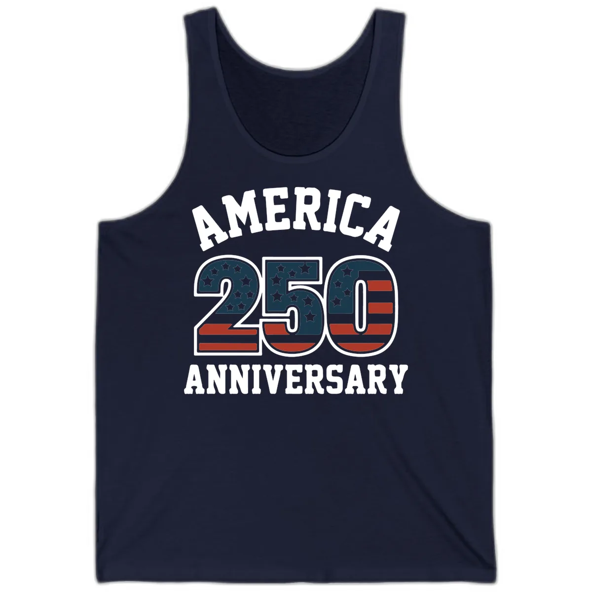 America 250th Anniversary Celebration Tank in Navy
