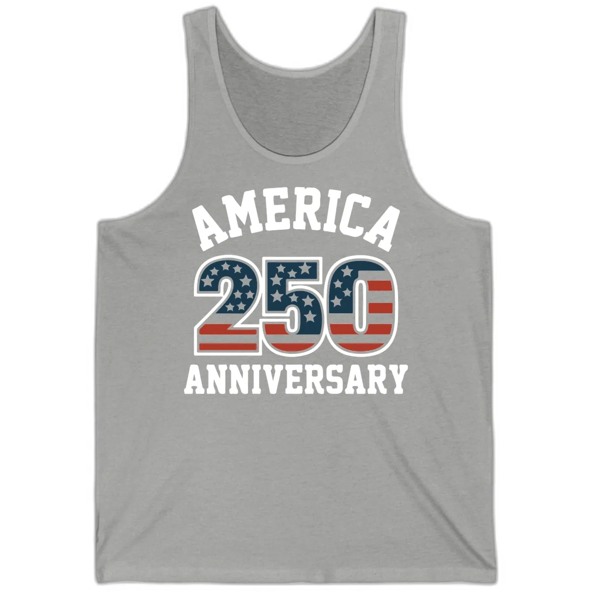 America 250th Anniversary Celebration Tank in Athletic Heather