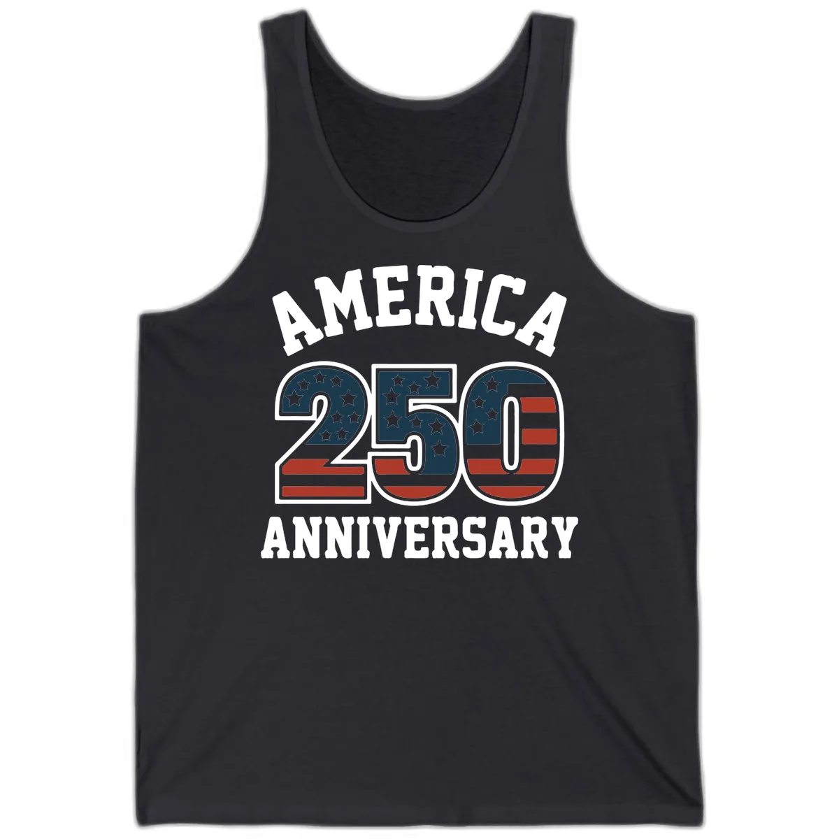America 250th Anniversary Celebration Tank in Dark Grey