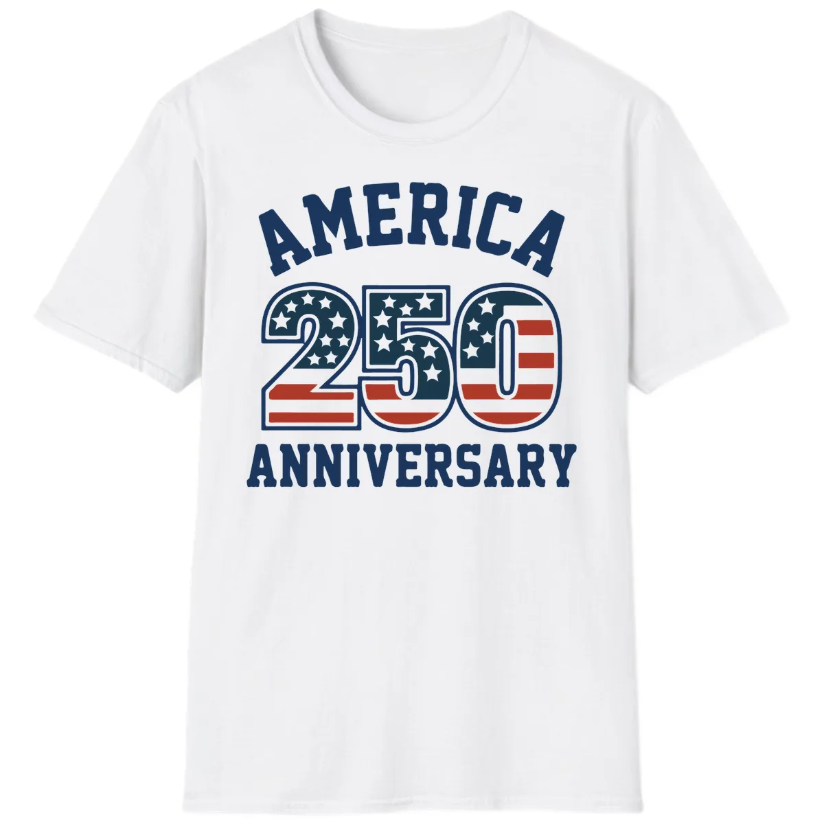 America 250th Anniversary Celebration T-Shirt in White