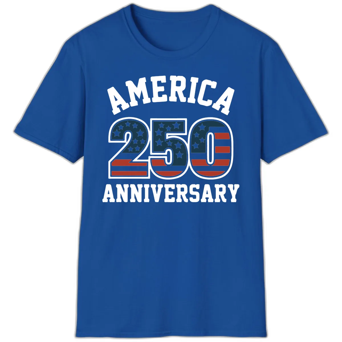 America 250th Anniversary Celebration T-Shirt in Royal