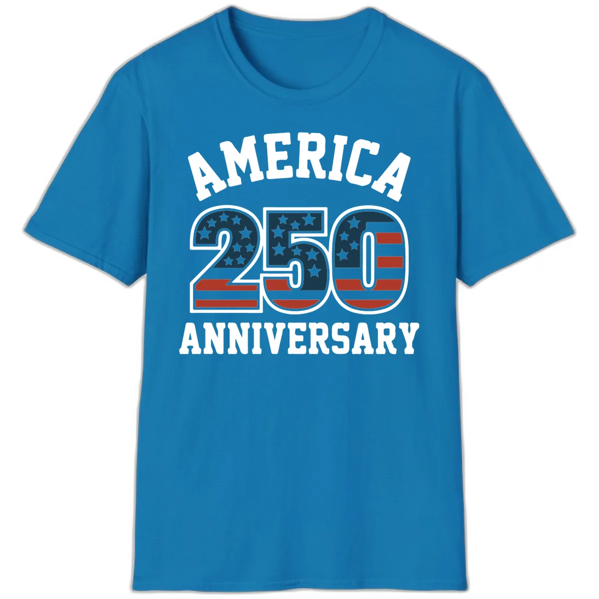 America 250th Anniversary Celebration T-Shirt in Sapphire