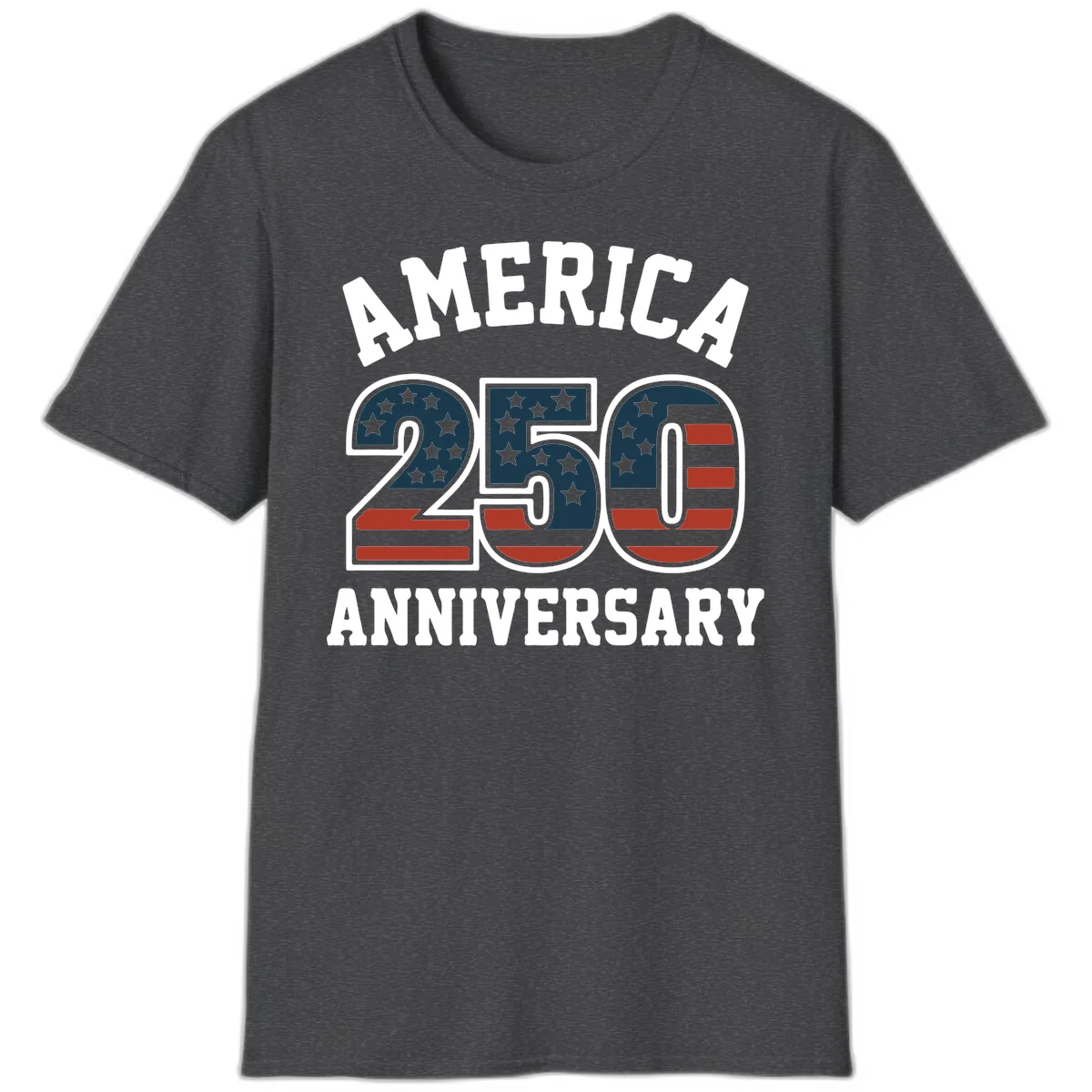 America 250th Anniversary Celebration T-Shirt in Dark Heather