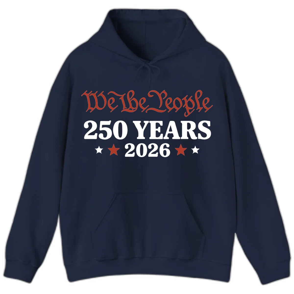 We The People 250 Years 2026 Hoodie in Navy
