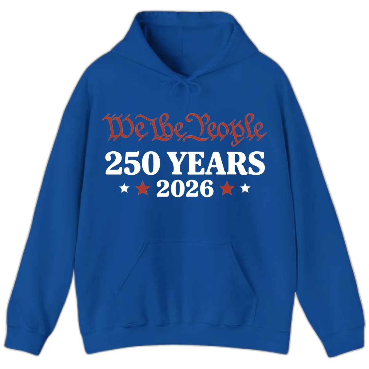 We The People 250 Years 2026 Hoodie in Royal