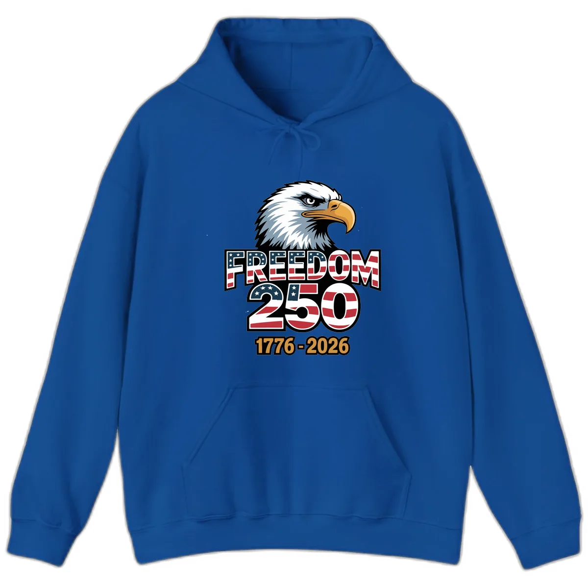 Freedom 250th Anniversary Celebration Hoodie in Royal