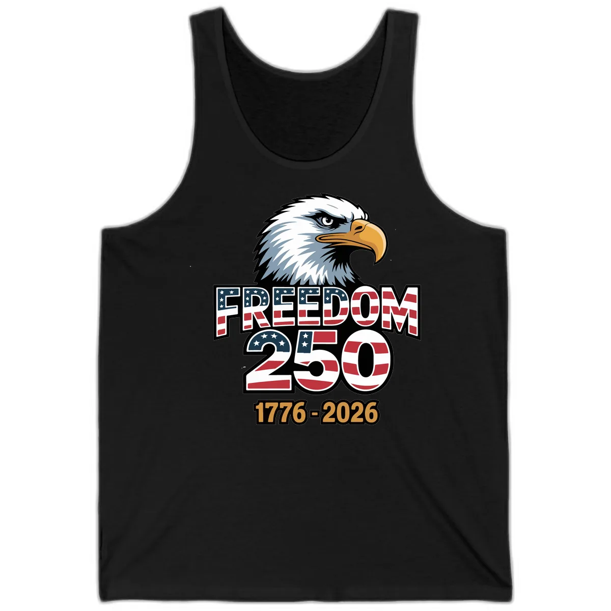 Freedom 250th Anniversary Celebration Tank in Black