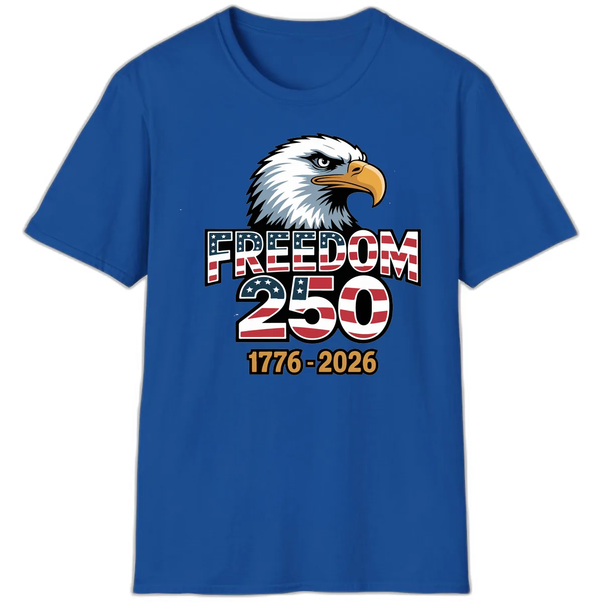 Freedom 250th Anniversary Celebration T-Shirt in Royal
