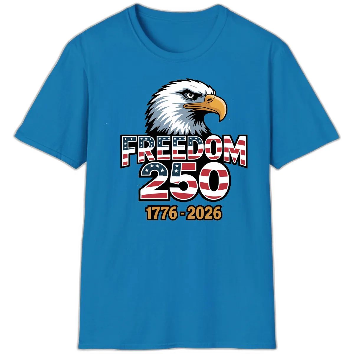 Freedom 250th Anniversary Celebration T-Shirt in Sapphire