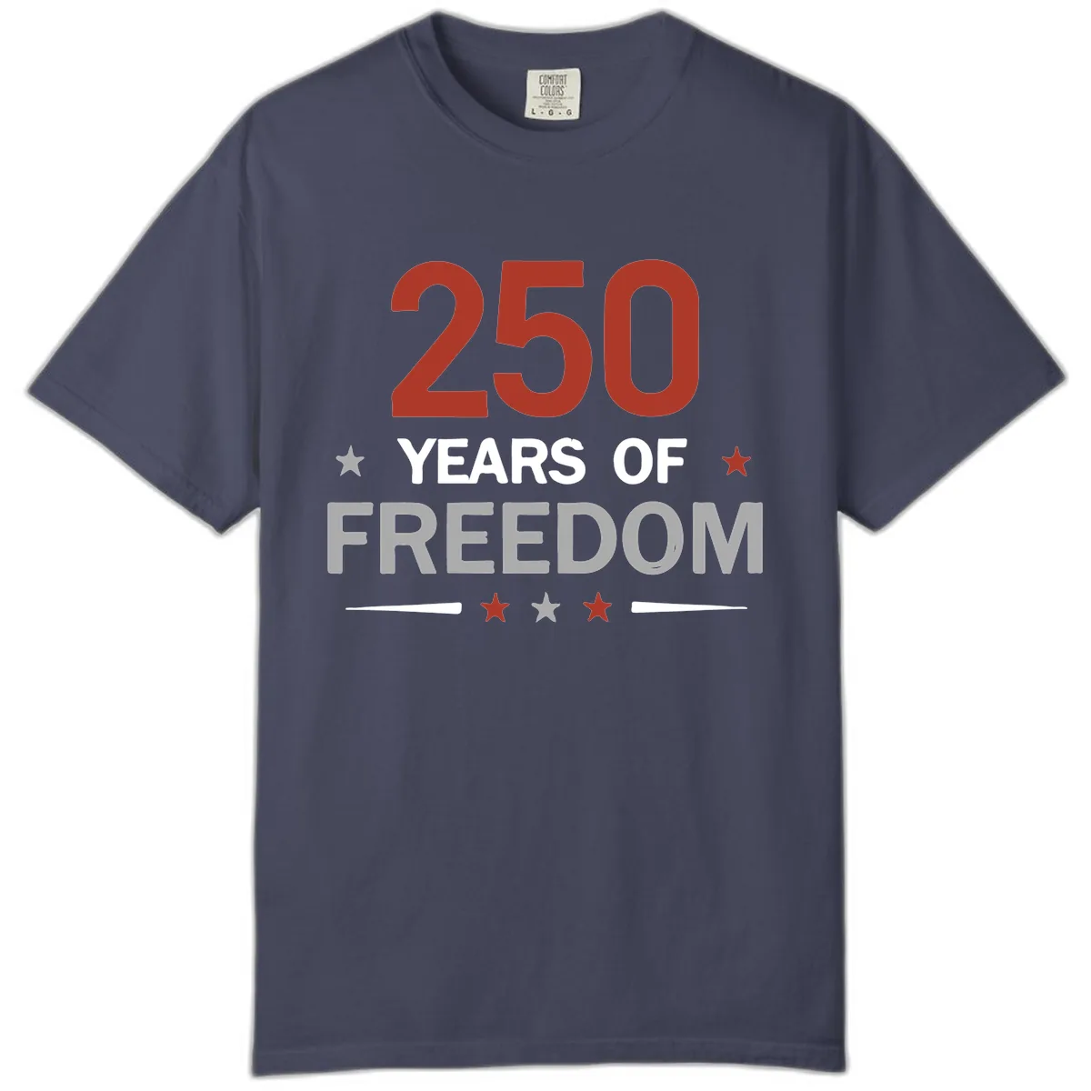 250 Years Of Freedom Celebration Comfort Color in Denim