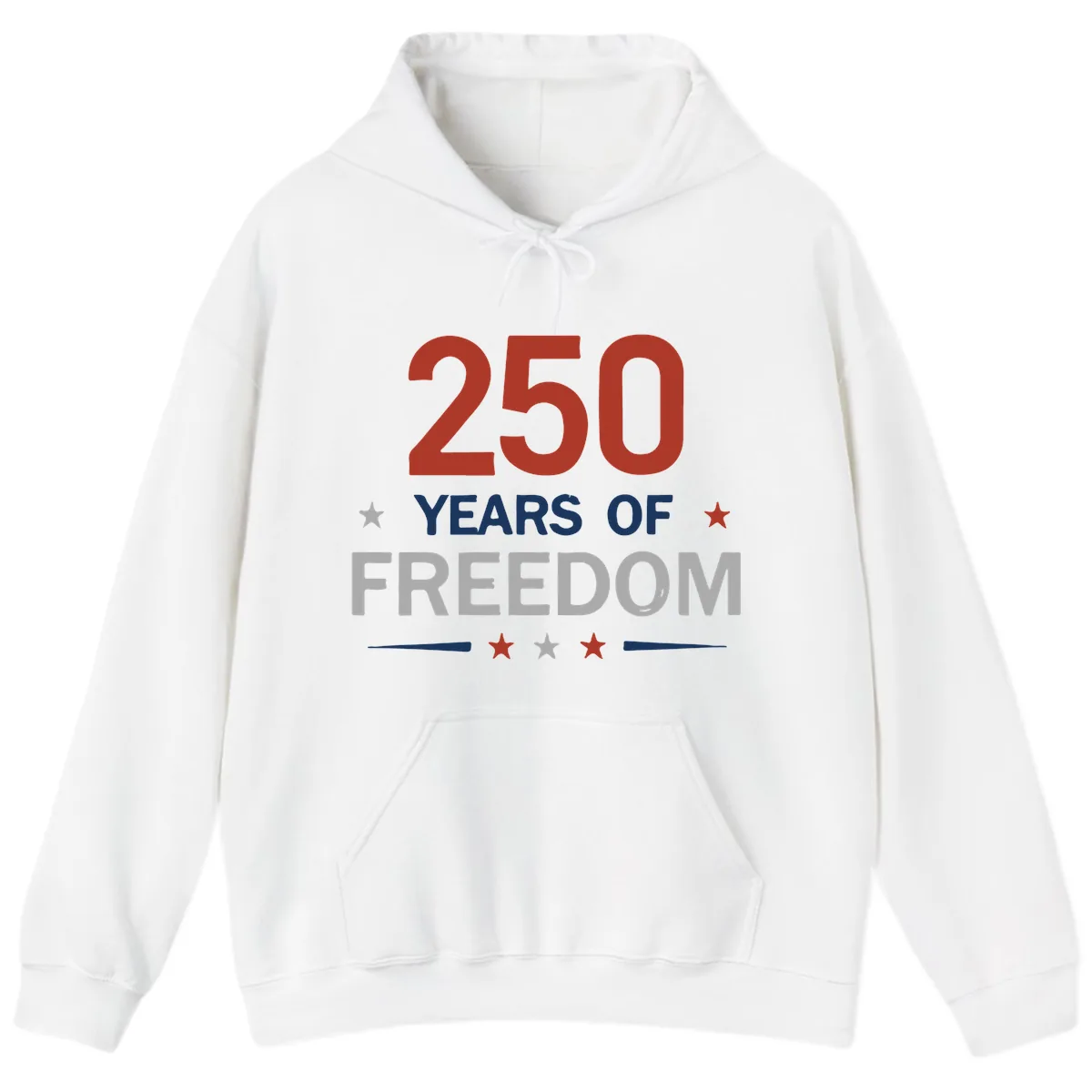 250 Years Of Freedom Celebration Hoodie in White