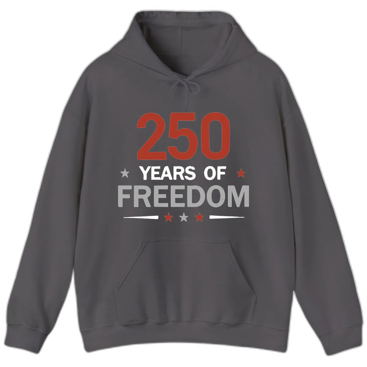 250 Years Of Freedom Celebration Hoodie in Charcoal