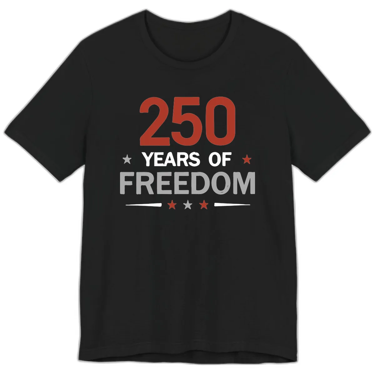 250 Years Of Freedom Celebration Premium T-Shirt in Black