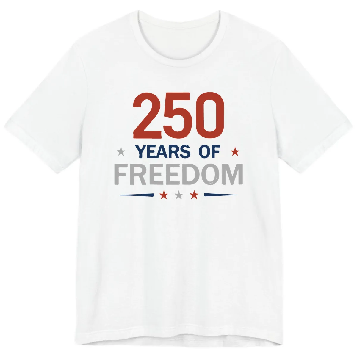 250 Years Of Freedom Celebration Premium T-Shirt in White