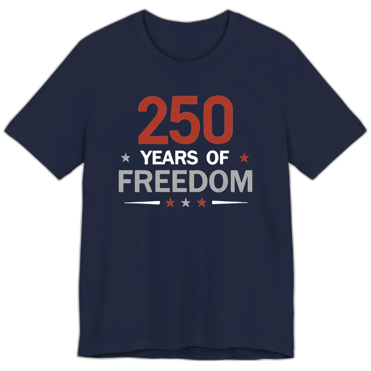 250 Years Of Freedom Celebration Premium T-Shirt in Navy