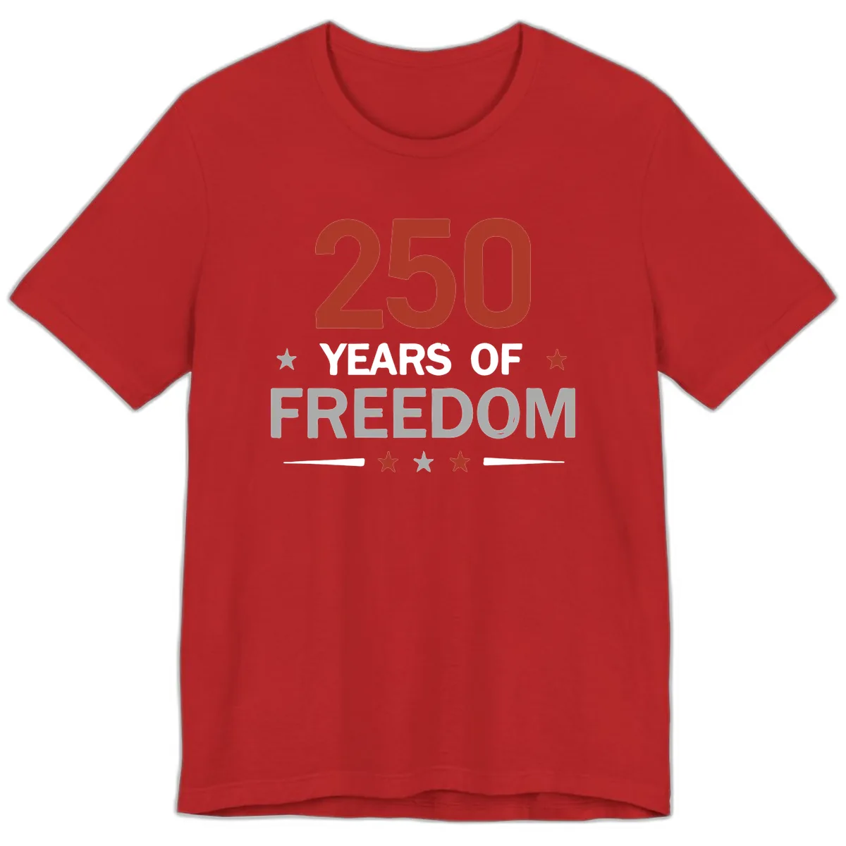 250 Years Of Freedom Celebration Premium T-Shirt in Red