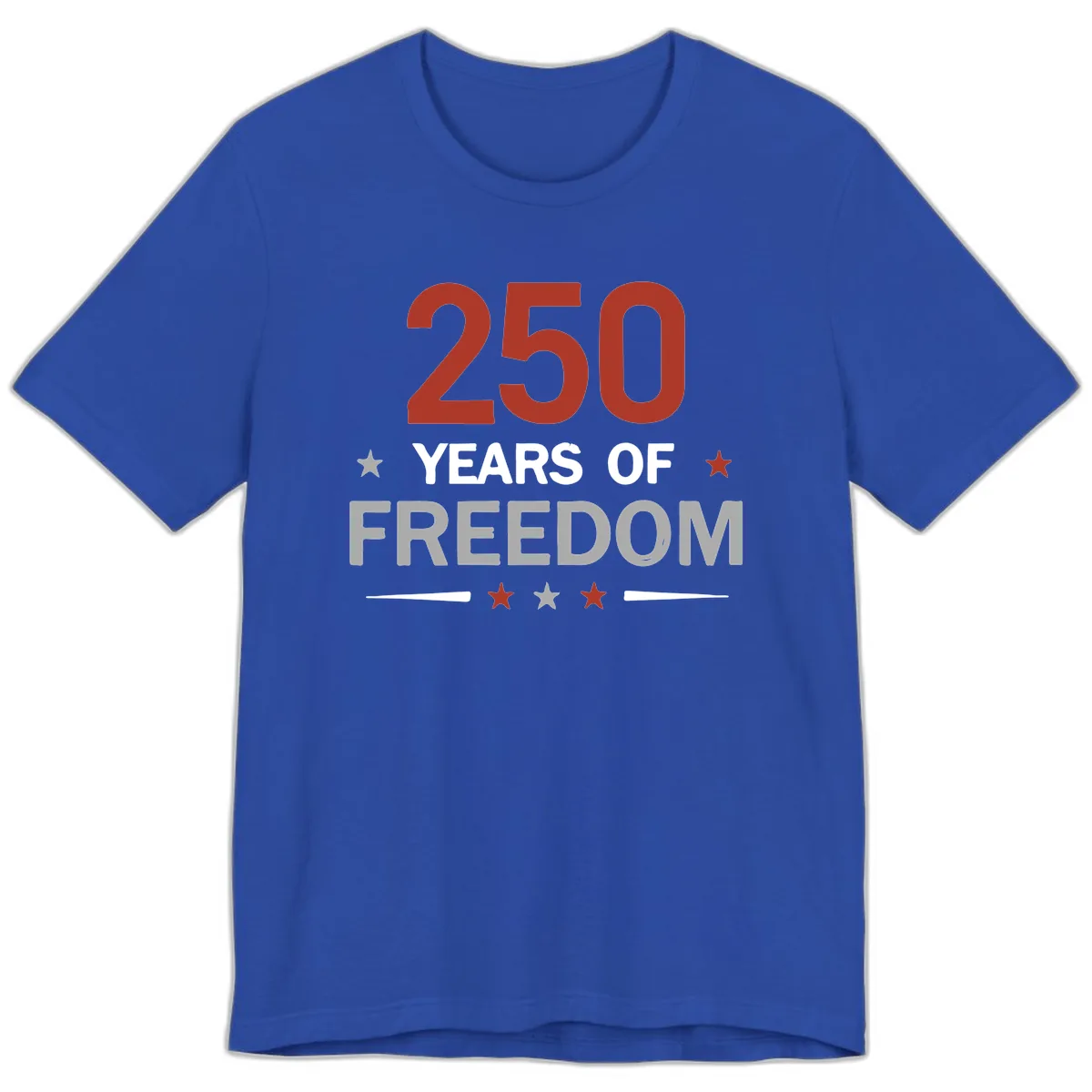 250 Years Of Freedom Celebration Premium T-Shirt in True Royal
