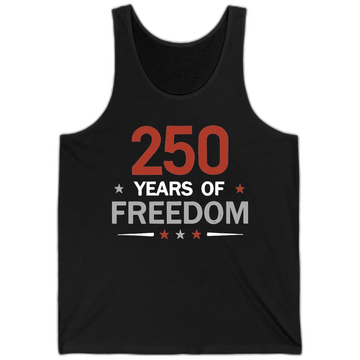 250 Years Of Freedom Celebration Tank in Black