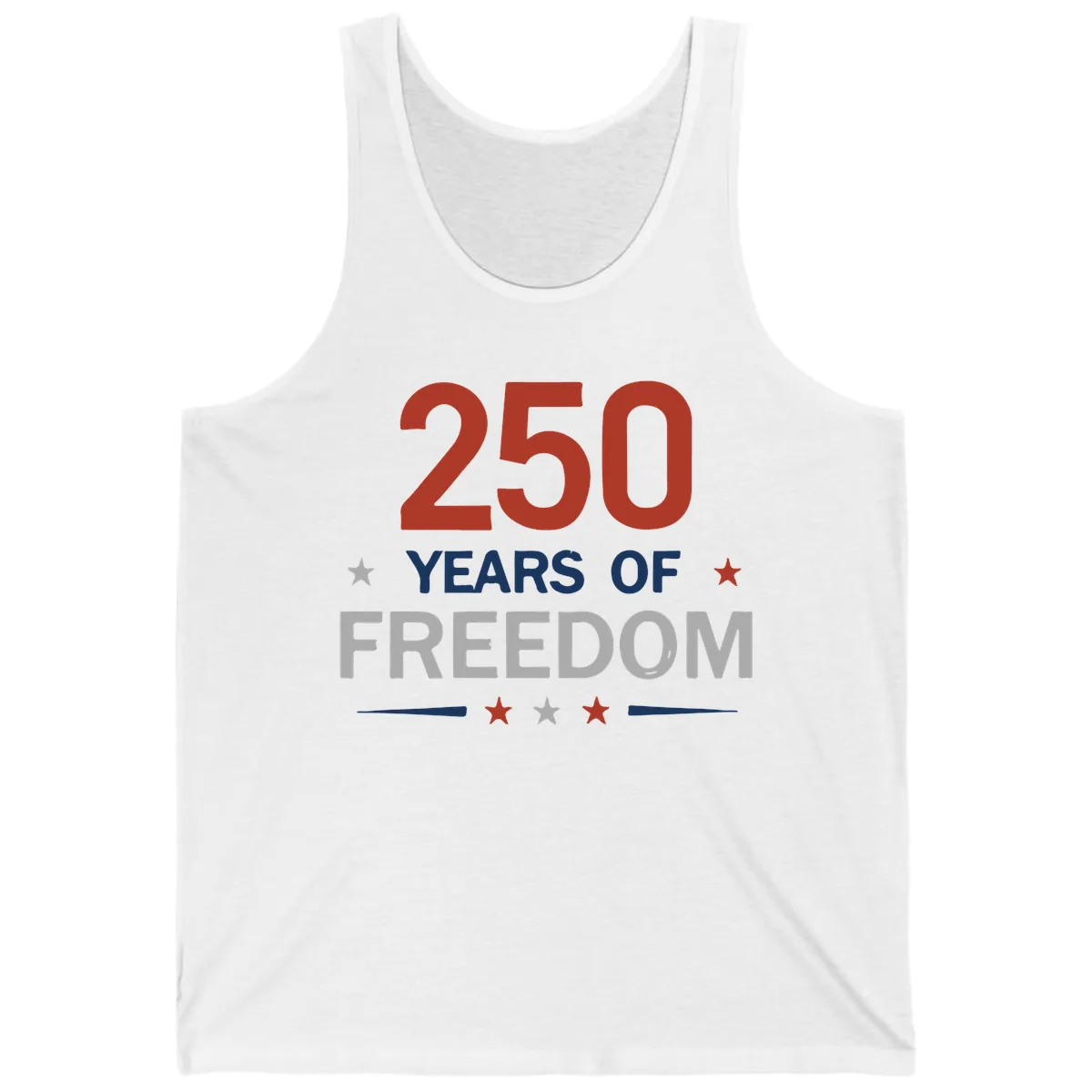 250 Years Of Freedom Celebration Tank in White
