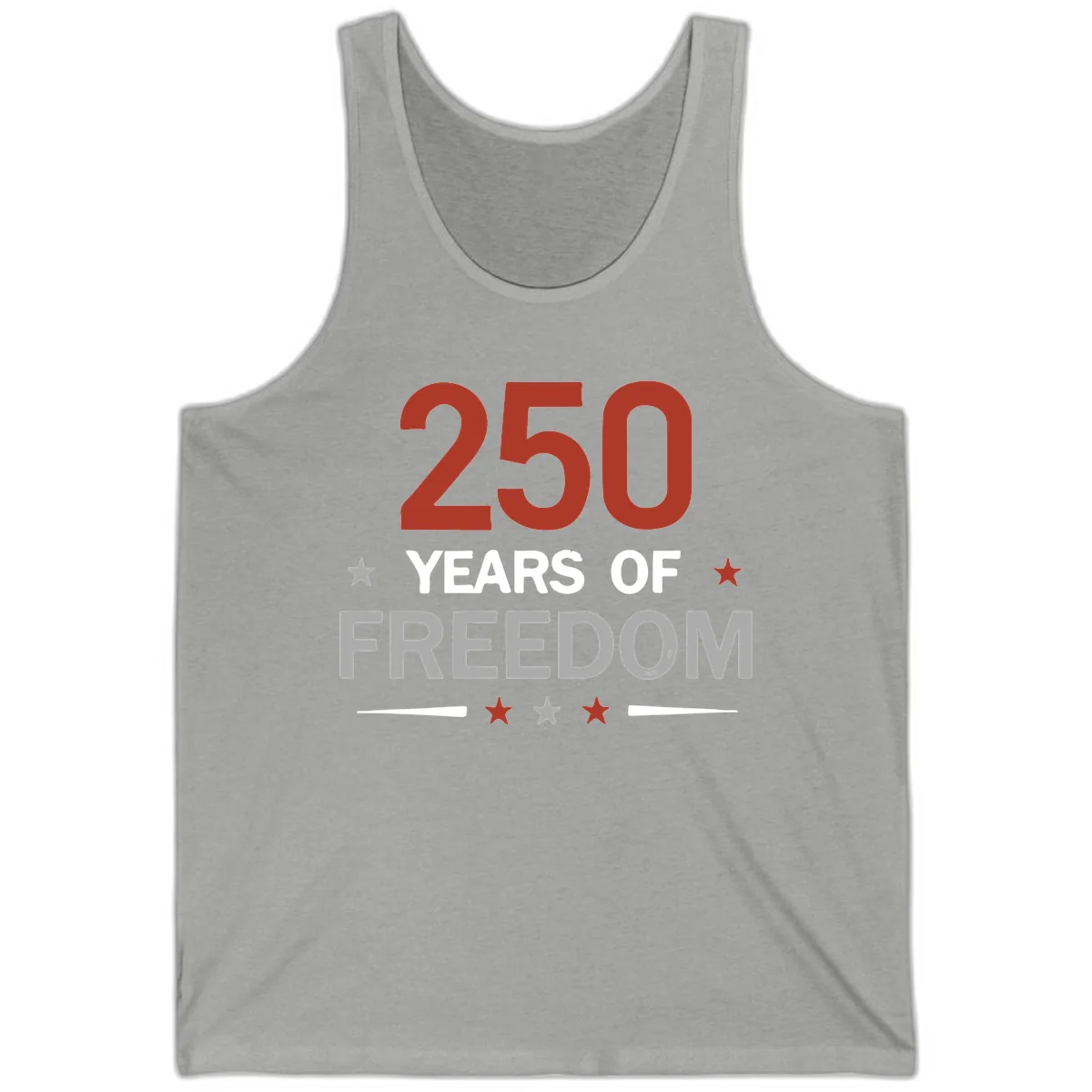 250 Years Of Freedom Celebration Tank in Athletic Heather