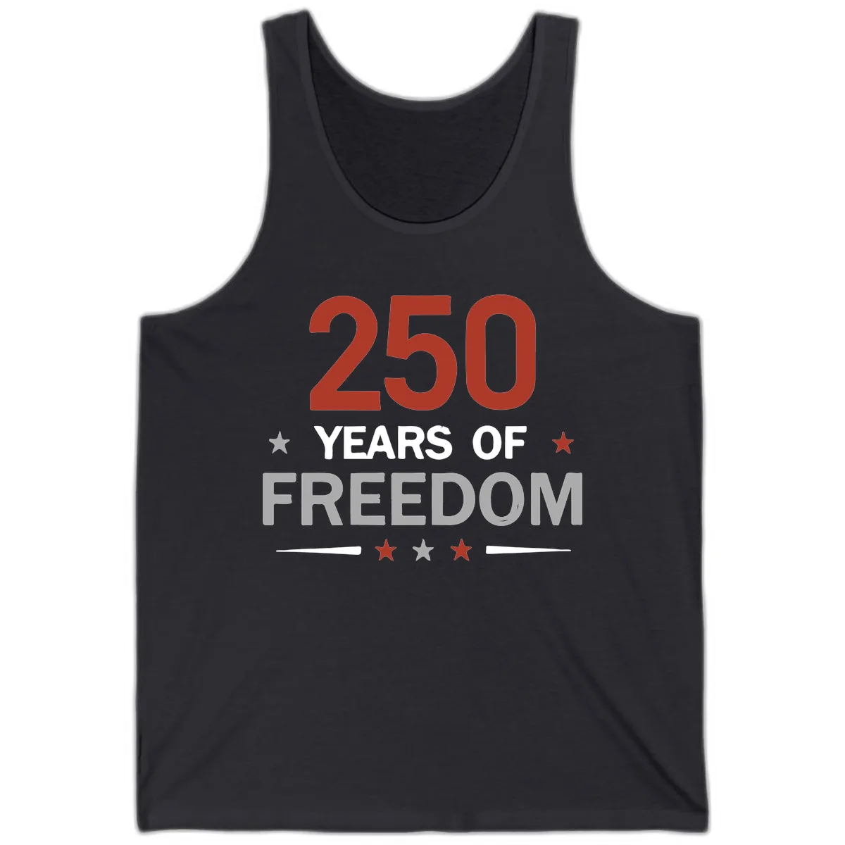 250 Years Of Freedom Celebration Tank in Dark Grey