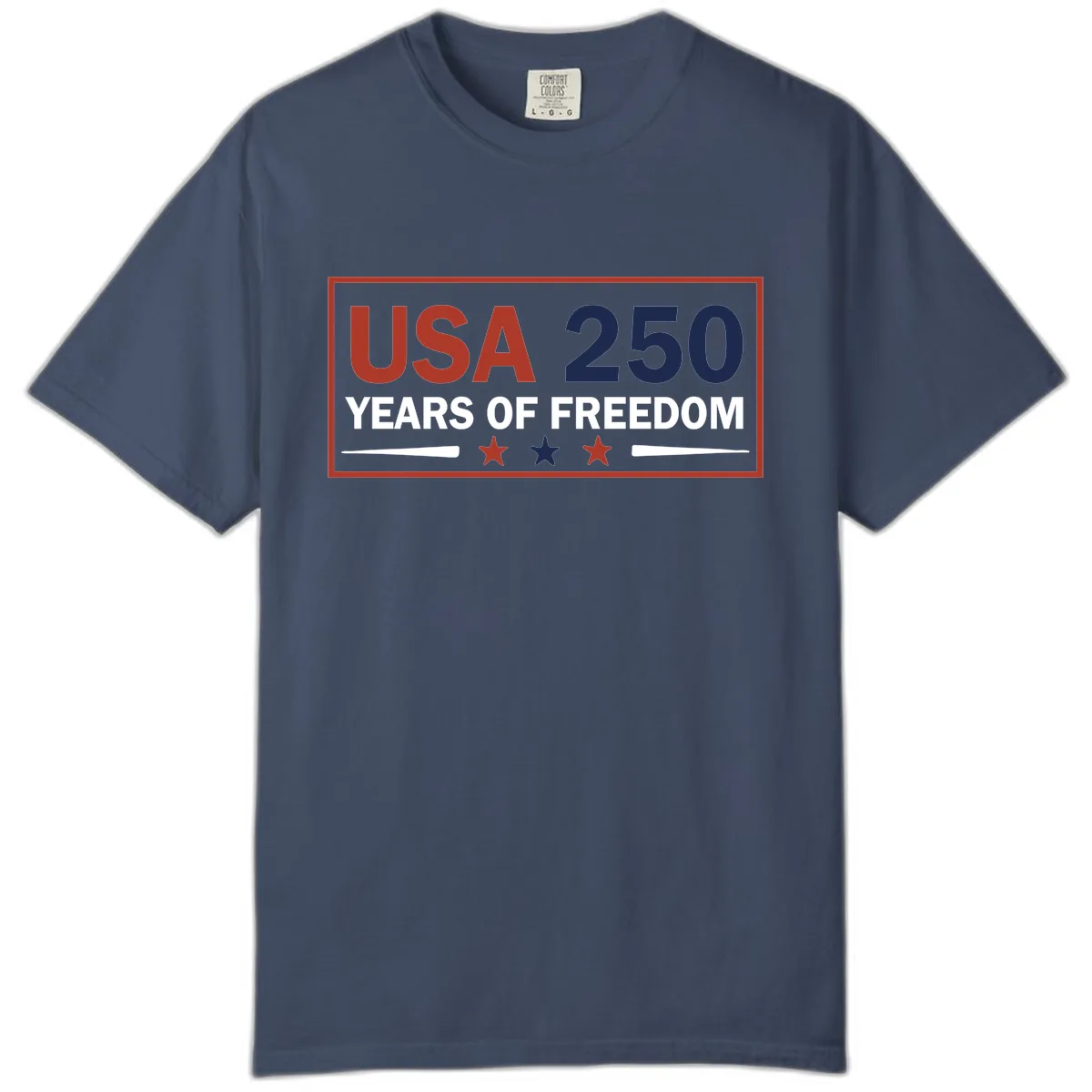 USA 250 Years Of Freedom Celebration Comfort Color in Midnight