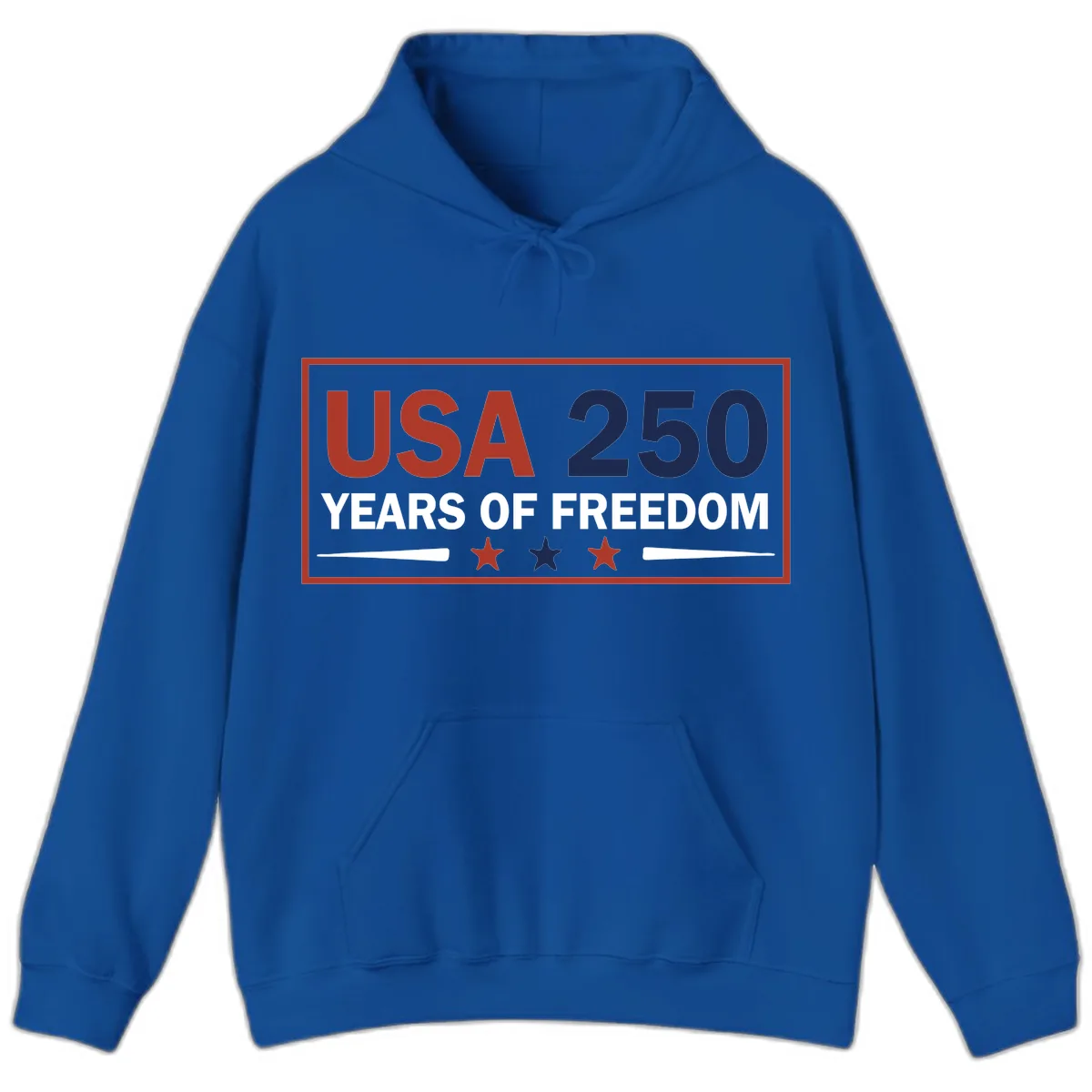 USA 250 Years Of Freedom Celebration Hoodie in Royal