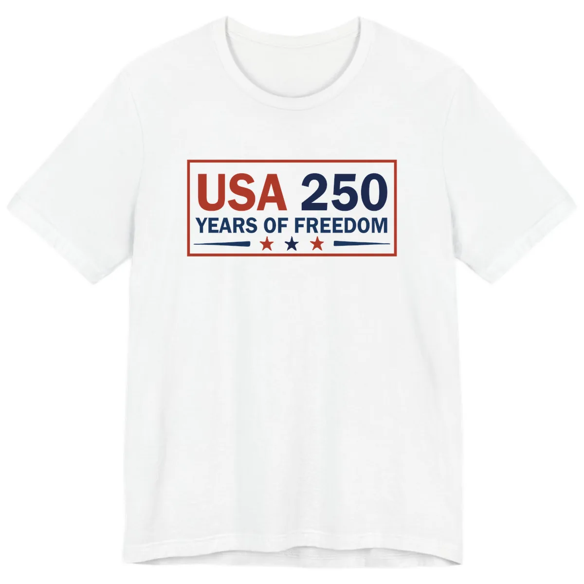 USA 250 Years Of Freedom Celebration Premium T-Shirt in White
