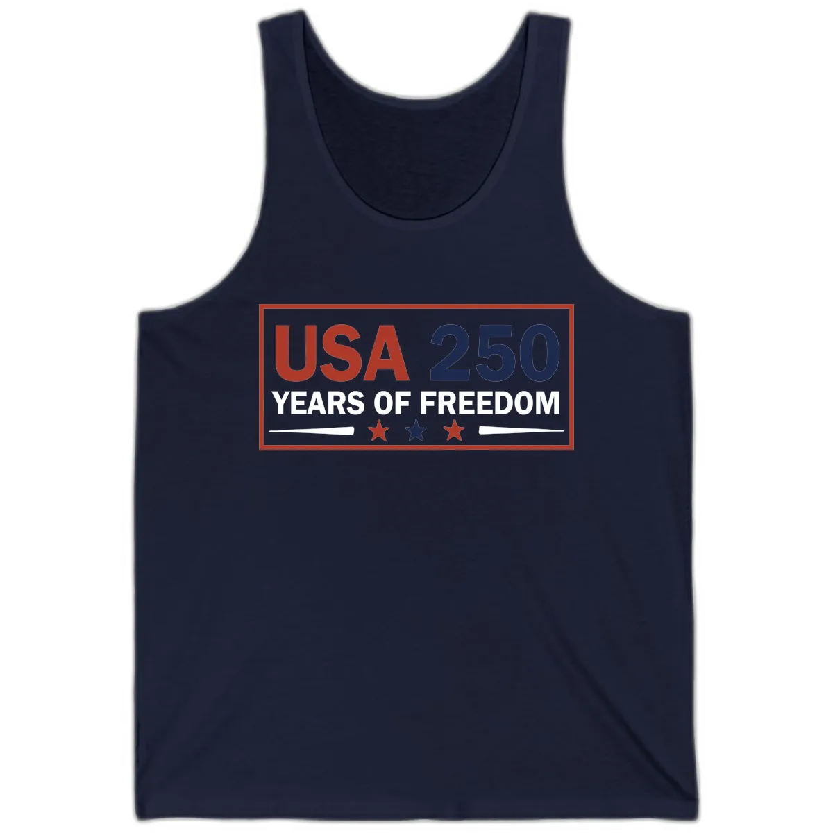 USA 250 Years Of Freedom Celebration Tank in Navy