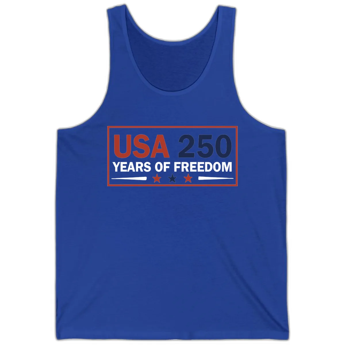 USA 250 Years Of Freedom Celebration Tank in True Royal