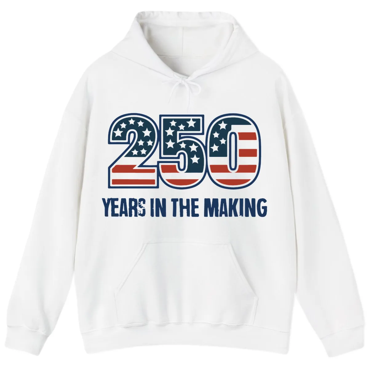 250 Years In The Making Celebration Hoodie in White